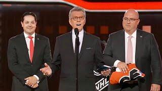  Michael Buffer makes Flyers 13th pick at NHL Draft in Las Vegas️ “Let’s Get Ready to Rumble”