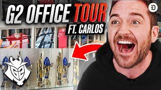 G2 Carlos gives an unofficial office tour - flames his own LEC team