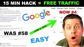 I Got Ranked In 4 Hours - One Tweak = Free SEO Traffic Overnight!