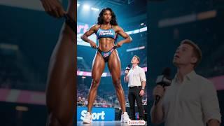Brazil’s Towering Fitness Beauty  #brazil #tallwoman #taller #gym #shorts #girl #fitness #usa