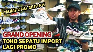 Buruan lagi promo grand opening toko sepatu import second start 150 ribuan di sini tempatnya