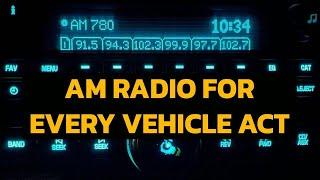 Keep AM Radios in New Vehicles! Auto Makers Will Remove Them Unless This Bill Passes