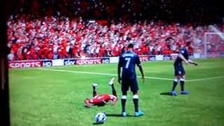 FIFA 13 is so realistic! Young diving