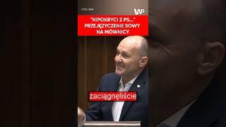 Sowa mocno się przejęzyczył. Prawie obraził PSL