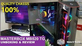 COOLER MASTER MASTERBOX MB520 TG - Unboxing & Review | 100% QUALITY COMPUTER CHASSIS