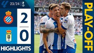  RESUM FINAL PLAYOFF (Tornada) Espanyol 2-0 Oviedo | #LaLigaHighlights