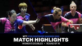 Joo/Kim vs Diaconu/Samara | WD R16 | WTT Star Contender Bangkok 2024