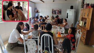 ALMOÇO DE DOMINGO DA FAMILIA DANTAS  EM CLIMA DE NATAL 