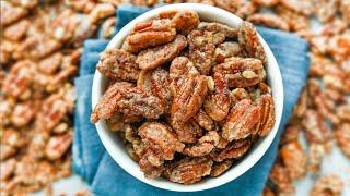 Keto Candied Pecans IN 10 MINUTES | Easy Low Carb Candied Pecans For Keto