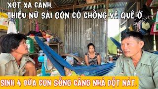 Vợ Ck nghèo nuôi 4 Con nhỏ vui mừng được Tổ Từ Thiện Anh Sang cắt mới căng nhà cả xóm vui mừng.