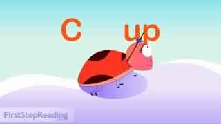 3 Letter Blending Short Vowel Words U - Beginning Readers Pre-Reader Phonics Lesson