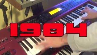 1984 - Van Halen - classic sweepy synth intro - Korg Karma