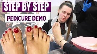 13-Step Pedicure | Step By Step Tutorial | Level 2 and 3 Nail Technician Class