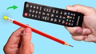 Take a Common Pencil and Fix All Remote Controls in Your Home! How to Repair TV Remote Control!