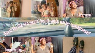 First VLOG | A week in the life of a mental health social worker, QMHP/ Entrepreneur!