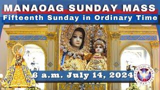 SUNDAY MASS TODAY at OUR LADY OF MANAOAG CHURCH LIVE MASS  6:00 A.M.  July 14,  2024