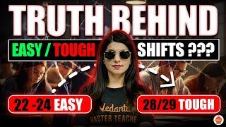 Truth behind EASY/TOUGH SHIFTS | JEE 2025 | V JEE English