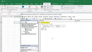 Escribir con un Bucle en un Rango con una macro de Excel