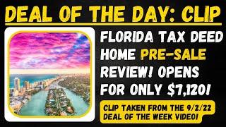 Baker, FL Tax Sale Home Opens for only $7,120!! - Deal of the Day