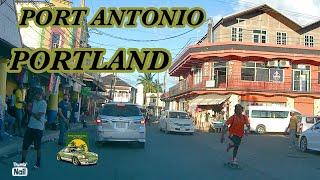 Driving through the town of Port Antonio in Portland | Driving In Jamaica in 2023