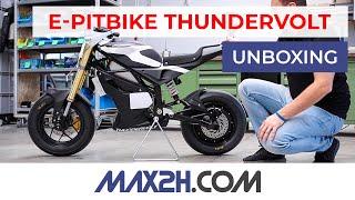 E-Pitbike Motorrad Unboxing (Thundervolt NK-ER) - max2h.com