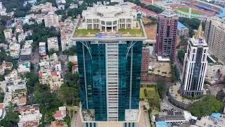 A short aerial video of Kingfisher Tower in UB City, Bangalore.