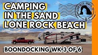 Boondocking at Lone Rock Beach: Sandstorms & RV Life Challenges