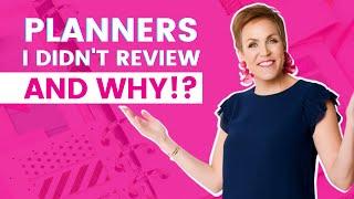 Paper Planner Review for Women | The Planners I DIDN'T Review and Why from a Productivity Expert