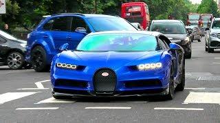 $3Million Electric Blue Arab Bugatti Chiron Sport arrives in London!