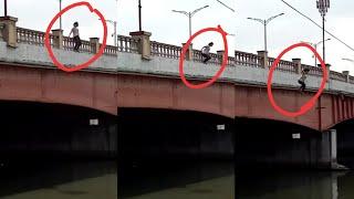 Araw Gabi/
 taping  talon sa Jones Bridge   By Joanna Balanza