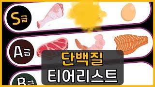 단백질 티어리스트 : 가격, 영양, 맛 [단백질 24가지 추천]