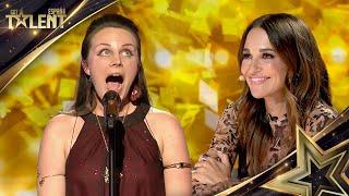 Sings LYRIC in an INNOVATIVE way and gets the GOLDEN BUZZER | Auditions 4 | Spain's Got Talent 2024