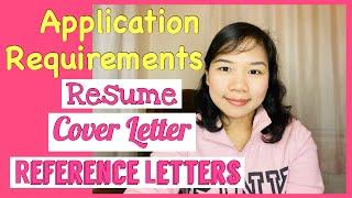 Application Requirements for Teachers | Resume, Cover & Reference Letter | Alissa Lifestyle Vlog