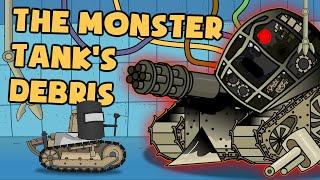 The monster tank's debris - Cartoons about tanks