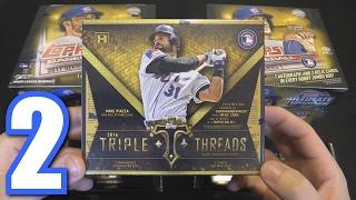 TOPPS TRIPLE THREADS BOX BREAK! | Opening Packs #2