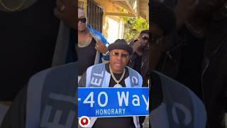 E-40 Gets the Key to the City!! And MORE!!!  #shorts #musicmarketing