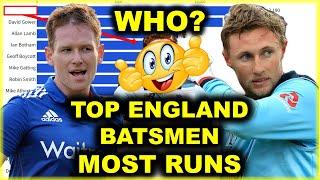 Top 15 England Batsmen | Most Runs in Cricket History (1970 - 2021)