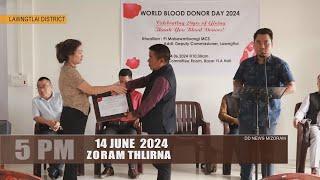 DD News Mizoram - Zoram Thlirna | 14 June 2024 | 5:00 PM
