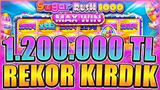 Sugar Rush 1000 Max Win | 1.200.000 TL REKOR KIRDIK | SLOT OYUNLARI BİGWİN