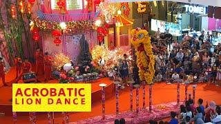 Acrobatic Lion Dance 2020 @ IOI City Mall Putrajaya by Kun Seng Keng Lion Dance | Part 1