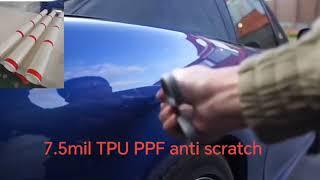 TPU PPF car paint protection film anti scratch test