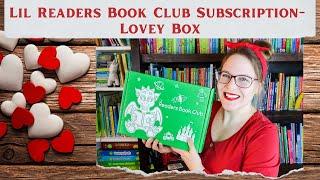 Lil Readers Book Club Subscription Lovey Box | Valentines Themed Book and Craft Box for Kids