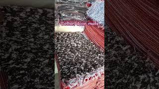 cotton door mats #shorts #shortvideo #kitchenmat #doormats #doormatineasyway #handloom