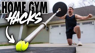 10 Ridiculously Simple Home Gym Hacks!