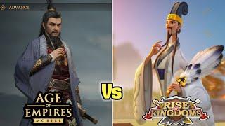 Age of Empires mobile vs Rise of Kingdoms | T7 vs T5 Tech and more