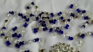 Greenprints.Ph - Wedding Cord Full crystal in Royal Blue motiff