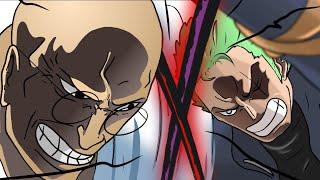 ZORO VS GOROSEI NUSJURO! Fan animation | One Piece chapter 1117