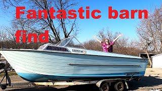 1968 Starcraft Islander Part 1 barn find with Mercruiser engine 120hp No time like the present DIY