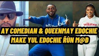 Ay Comedian & Queenmay Edochie Finally make yul Edochie řùn̈ m@d as they celebrate