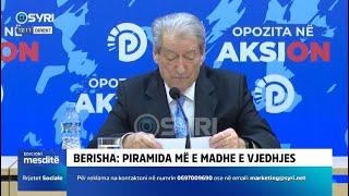 Kreu i PD, Sali Berisha konferencë për shtyp (07.03.2025)